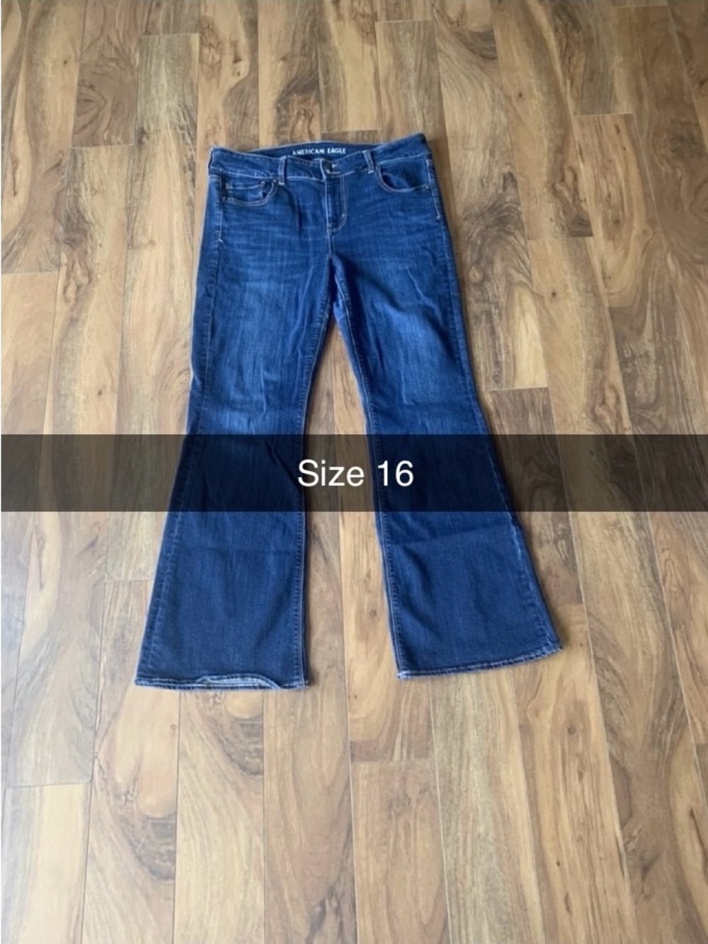 American Eagle Outfitters Dark Blue Flare Jeans